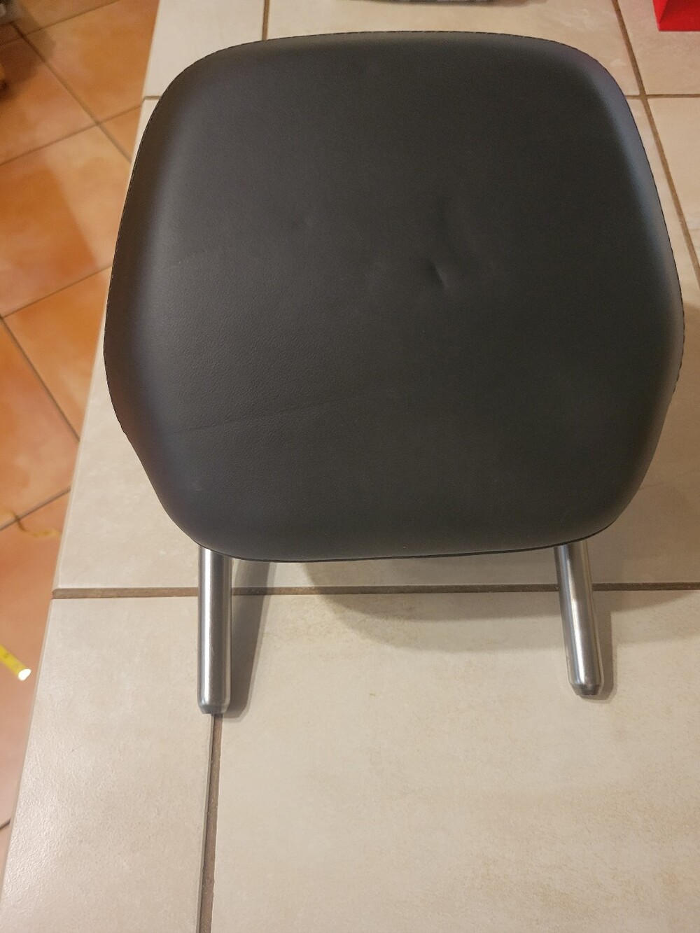 Porsche Cayenne 958 Black Leather Replacement Heasrest OEM